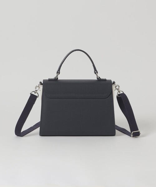 BLUE LABEL CRESTBRIDGE（ブルーレーベルクレストブリッジ）の「PVCトップハンドルバッグ（ショルダーバッグ・レディース・パープル系その他7/ブラック/ダークネイビー・FREE）」の12枚目の写真