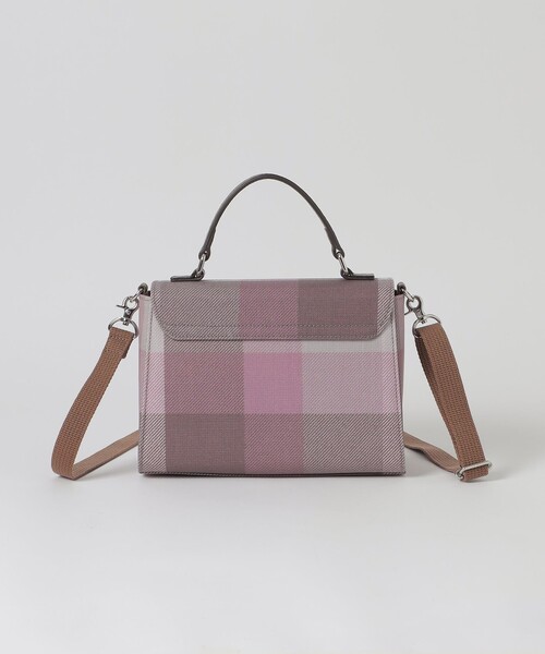 BLUE LABEL CRESTBRIDGE（ブルーレーベルクレストブリッジ）の「PVCトップハンドルバッグ（ショルダーバッグ・レディース・パープル系その他7/ブラック/ダークネイビー・FREE）」の17枚目の写真
