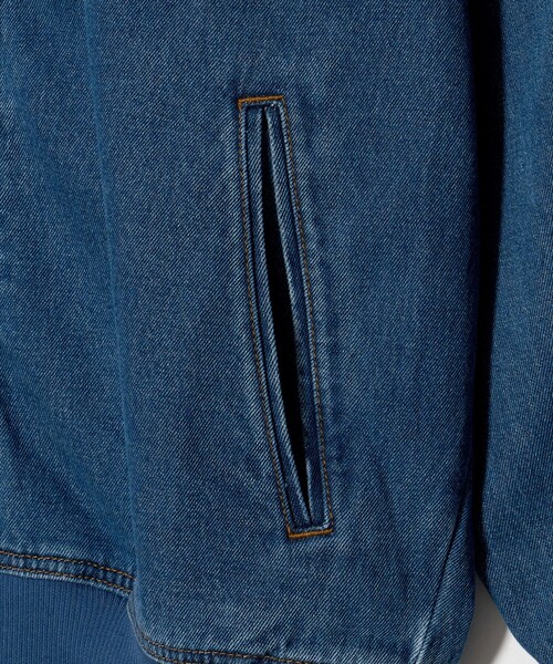adidas Originals（アディダスオリジナルス）の「【WEB限定】＜adidas Originals＞ファイアーバード デニム ジャケット（ブルゾン・メンズ・ネイビー/ブラック・L/XL/M/S）」の7枚目の写真