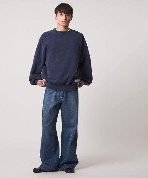 Russell Athletic(ラッセルアスレティック)の「【別注】<RUSSELL ATHLETICxCITEN>スウェットシャツ(スウェット・メンズ・ネイビー・S/M/L)」の3枚目の写真