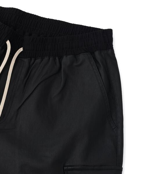 DANKE SCHON(ダンケシェーン)の「【WEB&DEPOT限定】DankeSchon/ダンケシェーン/COATING FLAP CARGO PANT(カーゴパンツ・レディース・ブラック・S/XL/M/L)」の8枚目の写真