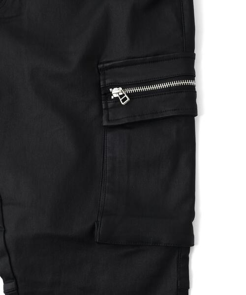DANKE SCHON(ダンケシェーン)の「【WEB&DEPOT限定】DankeSchon/ダンケシェーン/COATING FLAP CARGO PANT(カーゴパンツ・レディース・ブラック・S/XL/M/L)」の10枚目の写真