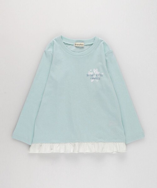 BRANSHES(ブランシェス)の「【ブランシェスmini】裾フリルチュニック(チュニック・キッズ・その他1/その他2/アイボリー/サックスブルー/ピンク・100/120/130/110)」の13枚目の写真