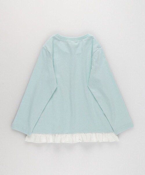 BRANSHES(ブランシェス)の「【ブランシェスmini】裾フリルチュニック(チュニック・キッズ・その他1/その他2/アイボリー/サックスブルー/ピンク・100/120/130/110)」の19枚目の写真
