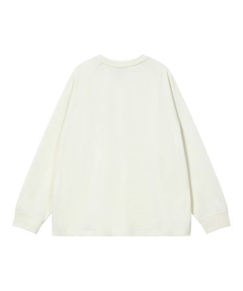 EMIS(イミス)の「SMALL LINE PATCH RAGLAN LS T-SHIRT(Tシャツ/カットソー・レディース・ブルー/ブラウン/クリーム・MEDIUM/SMALL)」の9枚目の写真