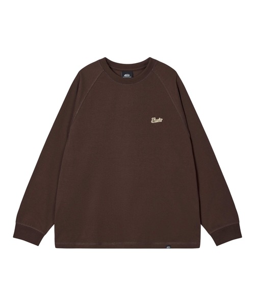 EMIS(イミス)の「SMALL LINE PATCH RAGLAN LS T-SHIRT(Tシャツ/カットソー・レディース・ブルー/ブラウン/クリーム・MEDIUM/SMALL)」の18枚目の写真
