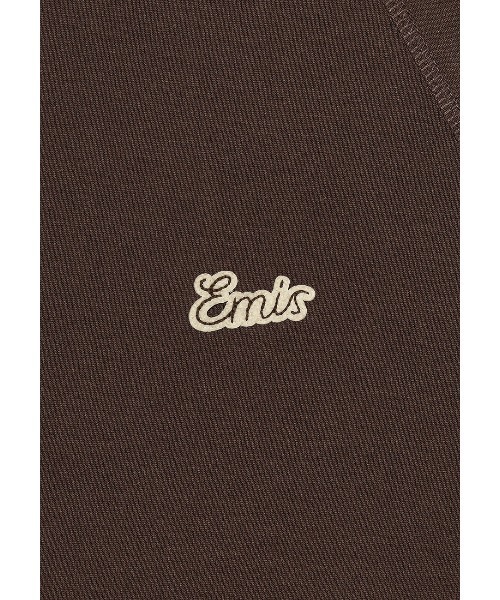 EMIS(イミス)の「SMALL LINE PATCH RAGLAN LS T-SHIRT(Tシャツ/カットソー・レディース・ブルー/ブラウン/クリーム・MEDIUM/SMALL)」の21枚目の写真