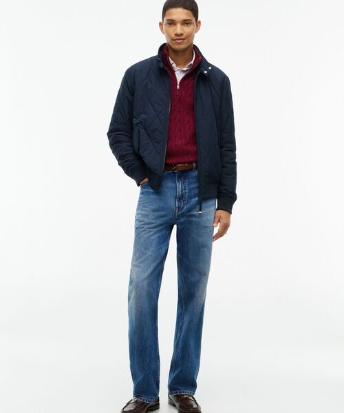 TOMMY HILFIGER(トミーヒルフィガー)の「パッカブル キルテッド ハリントン ブルゾン(その他アウター・メンズ・カーキ/ネイビー・SMALL/MEDIUM/X-LARGE/LARGE)」の4枚目の写真