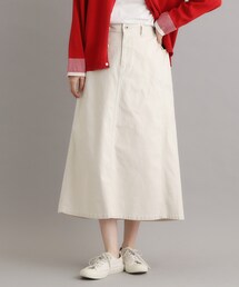 【日本製】ムラサテンストレッチスカート