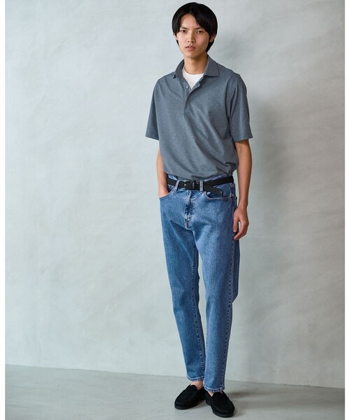 green label relaxing(グリーンレーベルリラクシング)の「シグネチャー デニム パンツ S2(デニムパンツ・メンズ・ブラック/コバルトブルー/ネイビー・L/S/XL/M)」の5枚目の写真