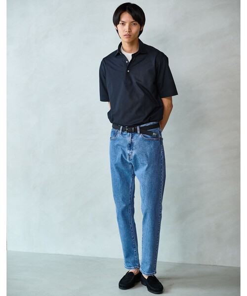 green label relaxing(グリーンレーベルリラクシング)の「シグネチャー デニム パンツ S2(デニムパンツ・メンズ・ブラック/コバルトブルー/ネイビー・L/S/XL/M)」の6枚目の写真