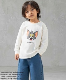 TOM&JERRY（トムアンドジェリー）の「【Tom and Jerry トムアンドジェリー】 プリントBIGロンT（Tシャツ/カットソー）」