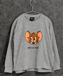 TOM&JERRY（トムアンドジェリー）の「【Tom and Jerry トムアンドジェリー】 プリントBIGロンT（Tシャツ/カットソー）」