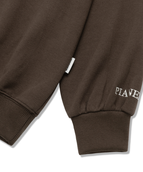 PIANER KIDS(ピアネールキッズ)の「ブークル刺繍オーバーサイズスウェット(ブラウン)(スウェット・レディース・ブラウン・S(120-130cm)/M(130-140cm)/L(140-150cm)/XL(150-160㎝))」の12枚目の写真