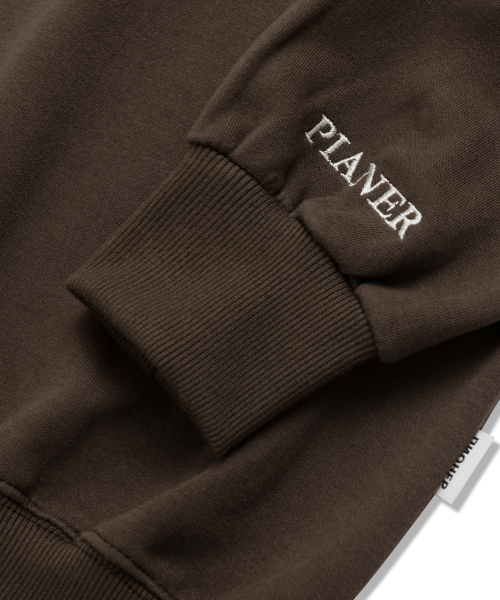 PIANER KIDS(ピアネールキッズ)の「ブークル刺繍オーバーサイズスウェット(ブラウン)(スウェット・レディース・ブラウン・S(120-130cm)/M(130-140cm)/L(140-150cm)/XL(150-160㎝))」の13枚目の写真