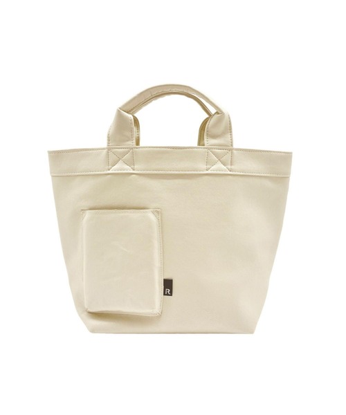 ROOTOTE（ルートート）の「ルートート / トートバッグ 合皮 自立 軽量 A5 水に強い EU.デリ.クロレ-E（トートバッグ・レディース・ブラック/グレー/グレイッシュベージュ/アイボリー/シルバー・FREE）」の20枚目の写真