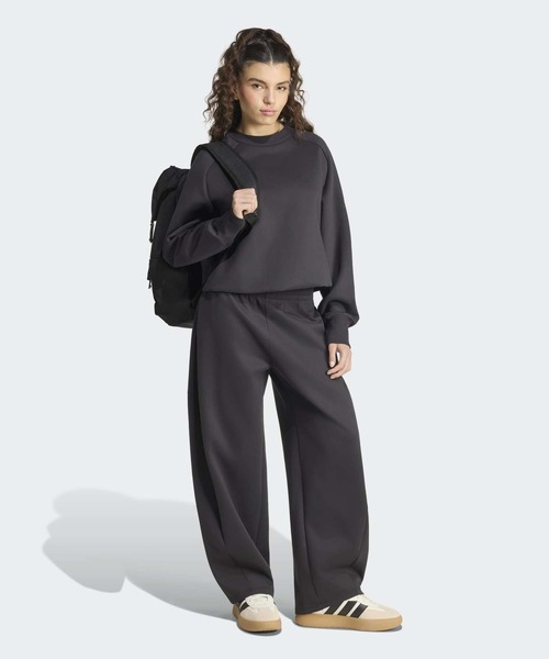 adidas(アディダス)の「ソフト ラックス ウィンターニット バレルパンツ / アディダス adidas(その他パンツ・レディース・ブラック・LARGE/MEDIUM/SMALL/X-LARGE)」の5枚目の写真