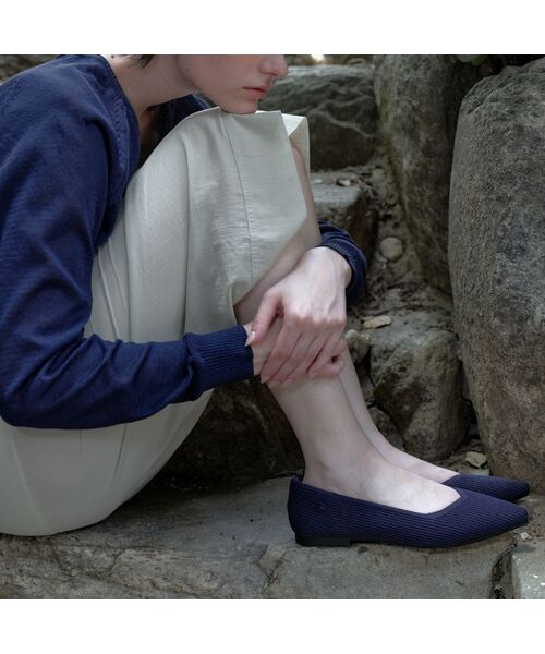 APIED MARCHE(アピエド マルシェ)の「RELAXA -PM5005 (4color)(バレエシューズ・レディース・ベージュ/ネイビー/レッド/ブラック・22.5cm/23cm/23.5cm/24cm/24.5cm/25cm/25.5cm)」の3枚目の写真