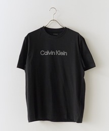 Calvin Klein/カルバンクライン SS 20S EU SPW HD SHIN STNDRD GRAPHIC TEE フロント ブランドロゴ 半袖 クルーネック Tシャツ メンズ レディース ユニセックス 2026年 夏 夏服
