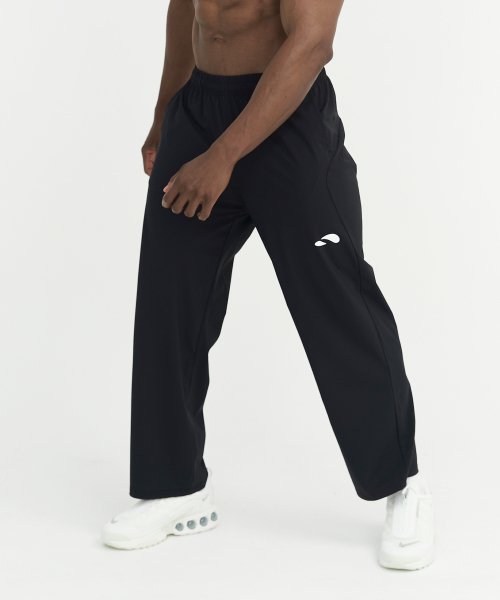 TURTLEBACK(タートルバック)の「ヘクスキン機能性ワイドストレートfitパンツ_ブラック(スウェットパンツ・メンズ・その他・MEDIUM/LARGE/X-LARGE/XX-LARGE)」の2枚目の写真