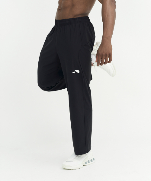 TURTLEBACK(タートルバック)の「ヘクスキン機能性ワイドストレートfitパンツ_ブラック(スウェットパンツ・メンズ・その他・MEDIUM/LARGE/X-LARGE/XX-LARGE)」の4枚目の写真
