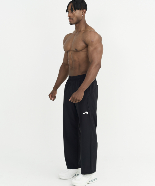 TURTLEBACK(タートルバック)の「ヘクスキン機能性ワイドストレートfitパンツ_ブラック(スウェットパンツ・メンズ・その他・MEDIUM/LARGE/X-LARGE/XX-LARGE)」の5枚目の写真