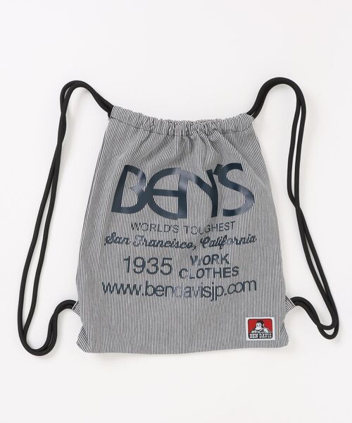 BEN DAVIS(ベンデイビス)の「【BEN DAVIS/ベンデイビス】【A4サイズが余裕をもって収納可能】プリントナップサック リュック 巾着 プリントバッグ フェス 軽量 サブバッグ 通学 部活 ユニセックス(バックパック/リュック・メンズ・ブラック系その他/ホワイト系その他/ホワイト系その他3/ホワイト系その他2/ブラック系その他3/ブラック系その他2/グレー系その他3・FREE)」の7枚目の写真