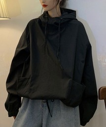 フード付きアノラックマウンテンパーカー