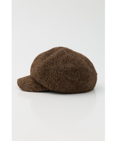 SLY(スライ)の「TWEED NEWSBOY CAP ツイードニュースボーイキャップ(キャスケット・レディース・ブラック系その他2/ブラウン系その他2・FREE)」の4枚目の写真