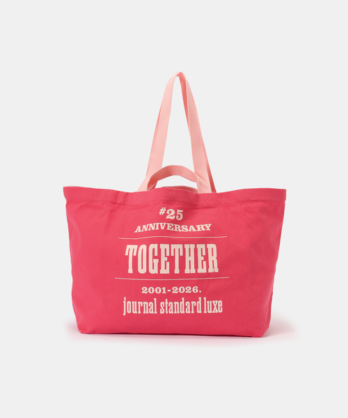 JOURNAL STANDARD LUXE(ジャーナルスタンダード ラックス)の「25THトート ビッグ(トートバッグ・レディース・ブラック/エメラルドブルー/ピンク・FREE)」の3枚目の写真