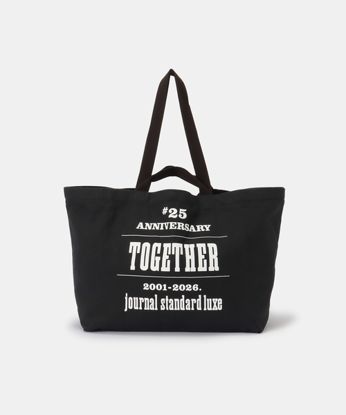 JOURNAL STANDARD LUXE(ジャーナルスタンダード ラックス)の「25THトート ビッグ(トートバッグ・レディース・ブラック/エメラルドブルー/ピンク・FREE)」の1枚目の写真