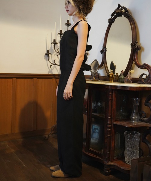 OJYON(オジョン)の「equine jump suit(つなぎ/オールインワン・レディース・ブラック/ブラウン・FREE)」の9枚目の写真