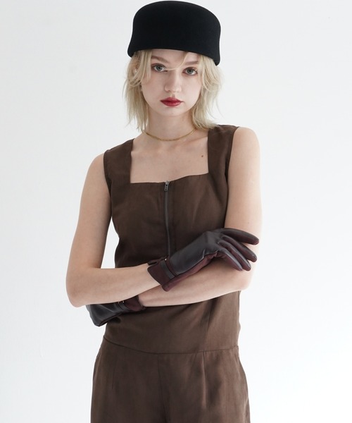 OJYON(オジョン)の「equine jump suit(つなぎ/オールインワン・レディース・ブラック/ブラウン・FREE)」の16枚目の写真