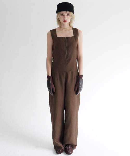 OJYON(オジョン)の「equine jump suit(つなぎ/オールインワン・レディース・ブラック/ブラウン・FREE)」の17枚目の写真