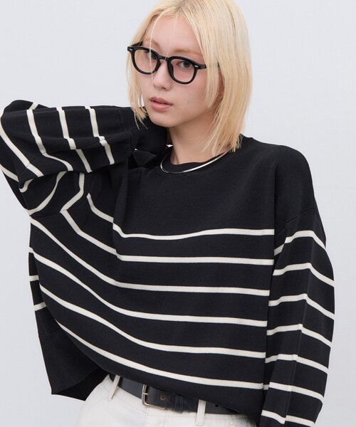 CIAOPANIC TYPY(チャオパニックティピー)の「∴ZOZO限定マルチファンクションニット(ニット/セーター・レディース・オフホワイト/グレー系その他/レッド/ブラウン/ブラック/ブラック系その他・ONE SIZE)」の3枚目の写真