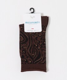 BLEU FORET（ブルーフォレ）の「＜BLEU FORET＞レオパード ソックス（ソックス/靴下）」