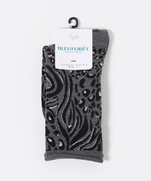 BLEU FORET（ブルーフォレ）の「＜BLEU FORET＞レオパード ソックス（ソックス/靴下）」