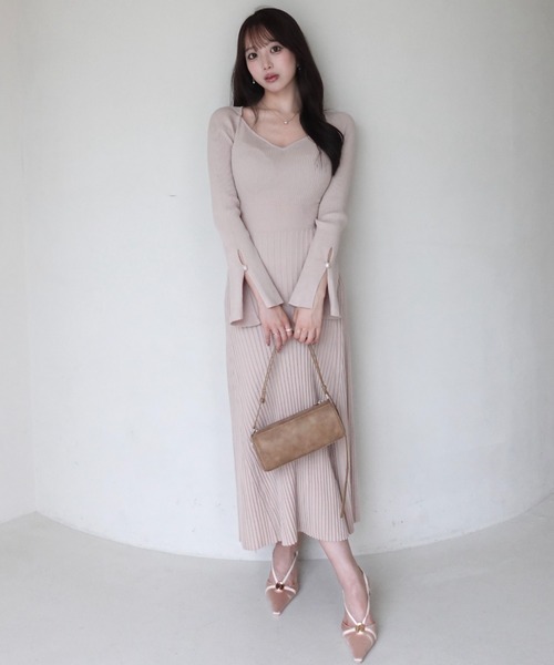 FLARE KNIT DRESS（ワンピース）｜EIMY ISTOIRE（エイミーイストワール