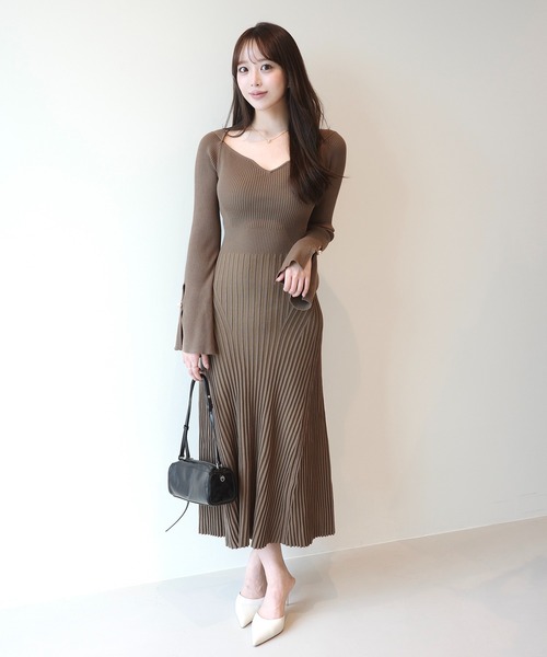 FLARE KNIT DRESS（ワンピース）｜EIMY ISTOIRE（エイミーイストワール