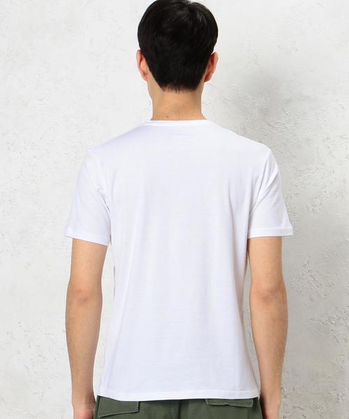 green label relaxing（グリーンレーベルリラクシング）の「KC ◎GIZA V/N S/S Tシャツ◆（Tシャツ/カットソー・メンズ・ホワイト/ブラック/グレー/オリーブ/ネイビー/ロイヤルブルー・SMALL/MEDIUM/LARGE/X-LARGE）」の19枚目の写真