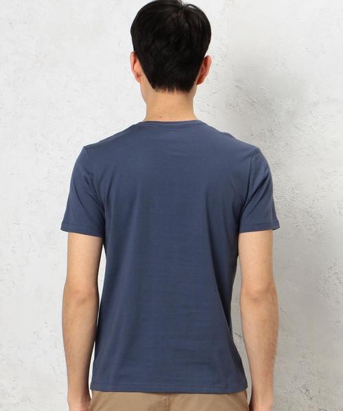 green label relaxing（グリーンレーベルリラクシング）の「KC ◎GIZA V/N S/S Tシャツ◆（Tシャツ/カットソー・メンズ・ホワイト/ブラック/グレー/オリーブ/ネイビー/ロイヤルブルー・SMALL/MEDIUM/LARGE/X-LARGE）」の7枚目の写真