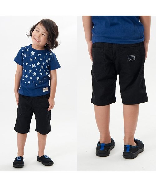 BREEZE（ブリーズ）の「カラーベイカーウエストリブパンツ(5分丈)（その他パンツ・キッズ・ベージュ/ブルー/レッド/ブラック・140/90/95/100/110/80/120/130）」の6枚目の写真