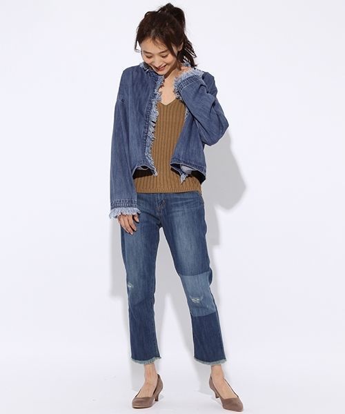 niko and...(ニコアンド)の「ワイドリブベスト【niko and ...】(ベスト・レディース・ネイビー/キャメル/アイボリー・LARGE/MEDIUM)」の14枚目の写真