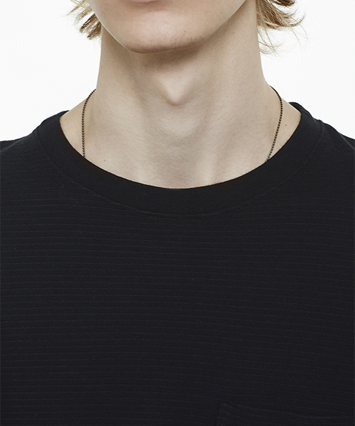 Saturdays NYC（サタデーズ ニューヨークシティ ）の「Randall Horizontal T-Shirt（Tシャツ/カットソー・メンズ・ブラック/ホワイト・X-SMALL/S/M/L/X-LARGE）」の5枚目の写真