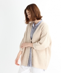 studio CLIP | 5ゲージグラスヤーンミドルカーディガン(カーディガン/ボレロ)