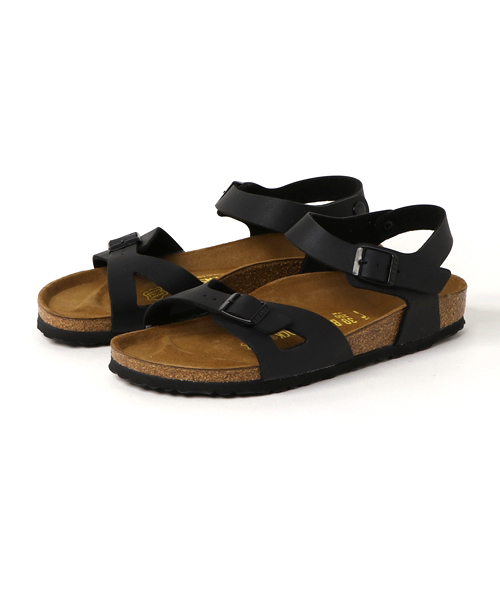 BIRKENSTOCK（ビルケンシュトック）の「BIRKENSTOCK / RIO（サンダル・レディース・ホワイト/ブラック・39）」の2枚目の写真