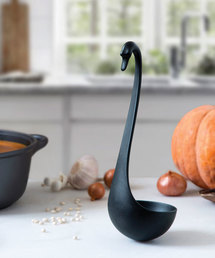 LEADWORKS | OTOTO/フローティング レードル スワンキー ブラック(キッチンツール)