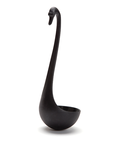 LEADWORKS（レッドワークス）の「OTOTO/フローティング レードル スワンキー ブラック（キッチンツール・レディース・ブラック・ONE SIZE）」の2枚目の写真