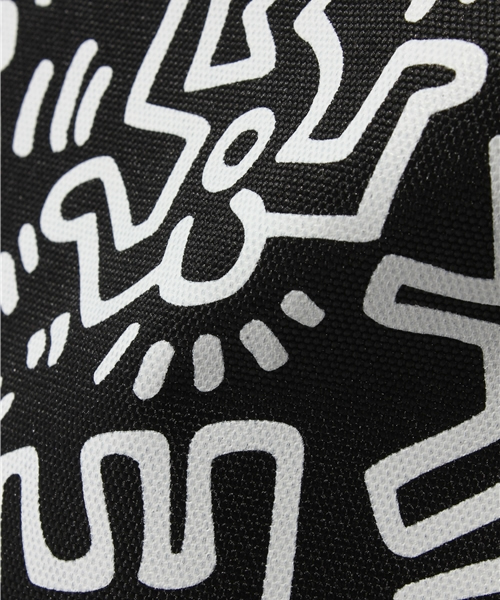 CIAOPANIC（チャオパニック）の「I HAVE LOVE and Keith Haring  コーデュラトート（トートバッグ・メンズ・ブラック・FREE）」の4枚目の写真
