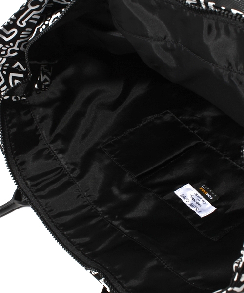 CIAOPANIC（チャオパニック）の「I HAVE LOVE and Keith Haring  コーデュラトート（トートバッグ・メンズ・ブラック・FREE）」の8枚目の写真